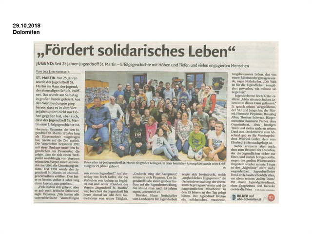 29.10.2018 Dolomiten, Fördert solidarisches Leben.pdf